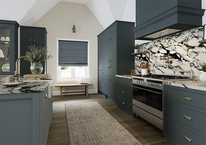 Ashbury, Slate - Roman Blind - Image 7